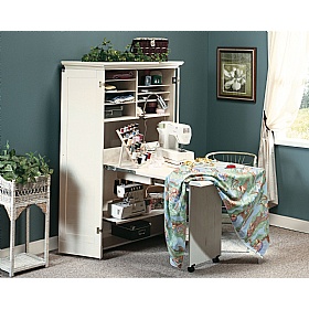 Hideaway Tidy Home Office / Craft Station