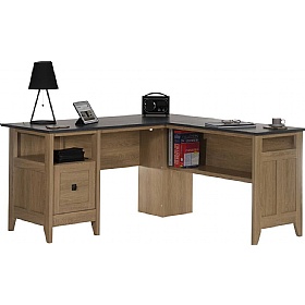 Home Study L-Shaped Home Office Desk