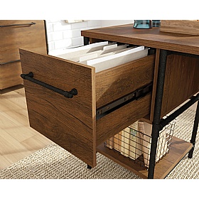 Iron Foundry Double Pedestal Home Office Desk