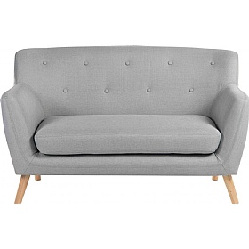 Skandi 2 Seater Office Sofa Grey