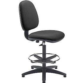 Zoom Medium Back Adjustable Draughtsman Chairs - Office Chairs