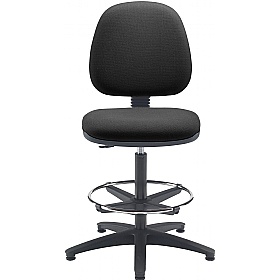 Zoom Medium Back Adjustable Draughtsman Chairs - Office Chairs