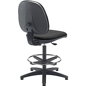 Zoom Medium Back Adjustable Draughtsman Chairs - Office Chairs