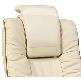 Windsor Cream Executive Bonded Leather Office Chair - Office Chairs