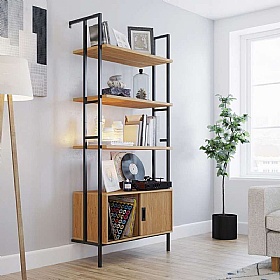 Hythe Wall Mounted Home Office Bookcase Unit