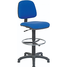 Ergo Blaster Fabric Draughtsman Chairs