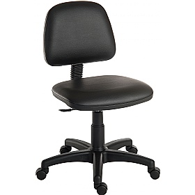 Ergo Blaster Faux Leather Operator Chairs