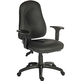 Ergo Comfort Air 24 Hour Faux Leather Operator Cha