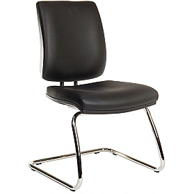 Ergo Deluxe Faux Leather Visitor Chairs