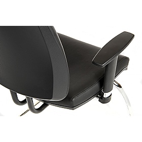 Ergo Deluxe Faux Leather Visitor Chairs