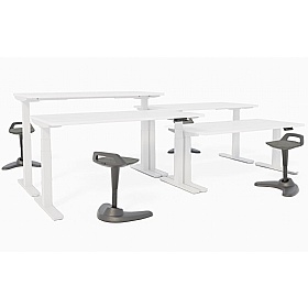 Air Shallow Electric Height Adjustable Office Desks - Office Desks