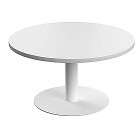Moderno 800mm Diameter Circular Coffee Tables - Reception Area