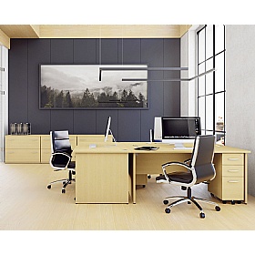 Impulse Panel End Rectangular Desks