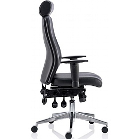 Onyx 24 Hour Posture Bonded Leather Office Chairs