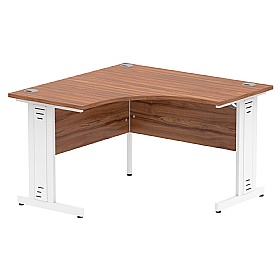 Syndicat Corner Cable Managed Office Desks