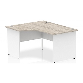 Impulse Two Tone Ergonomic Radial Desks