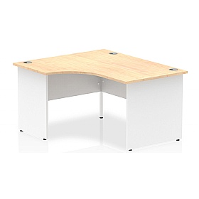 Impulse Two Tone Ergonomic Radial Desks
