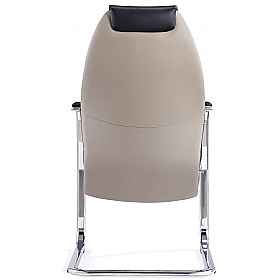 Mien Black and Mink Bonded Leather Visitor Boardro