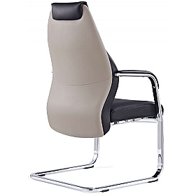 Mien Black and Mink Bonded Leather Visitor Boardro