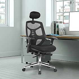 Polaris High Back Mesh Executive Office Chairs - Office Chairs