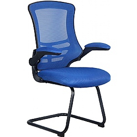 Luna Medium Back Mesh Cantilever Visitor Chairs