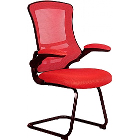 Luna Medium Back Mesh Cantilever Visitor Chairs