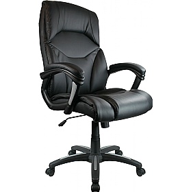 Wellington High Back Leather Effect Executive Offi