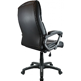 Wellington High Back Leather Effect Executive Offi