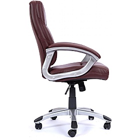 Greenwich High Back Leather Effect Executive Offic