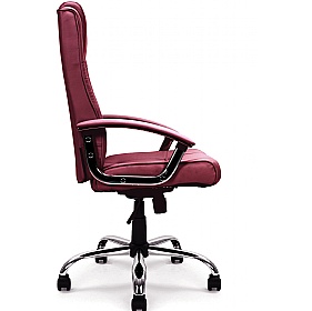 Westminister High Back Leather Faced Executive Off