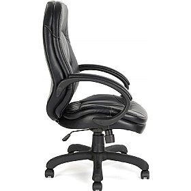 Dawson Stylish High Back Leather Effect Executive