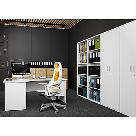 Dynamic Wooden Office Cupboards