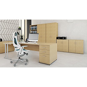 Dynamic Wooden Office Cupboards