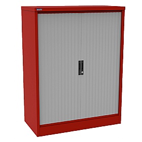 Silverline Kontrax Side Tambour Cupboards - Office Storage