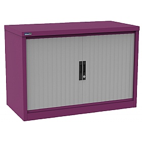 Silverline Kontrax Side Tambour Cupboards - Office Storage