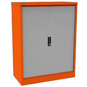 Silverline Kontrax Side Tambour Cupboards - Office Storage