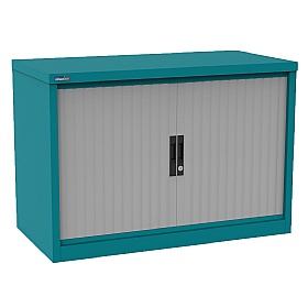 Silverline Kontrax Side Tambour Cupboards - Office Storage