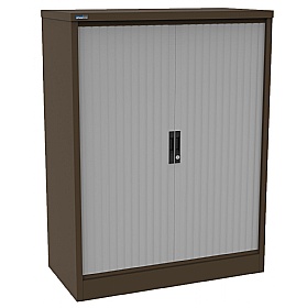 Silverline Kontrax Side Tambour Cupboards - Office Storage