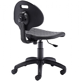 Factory PU Wipe Clean Work Chair