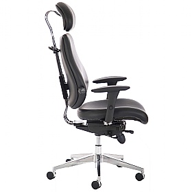Chiro Plus Ultimate Leather Posture Office Chair