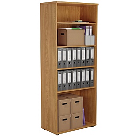 Office Essentials Wooden Office Bookcases - Office Storage