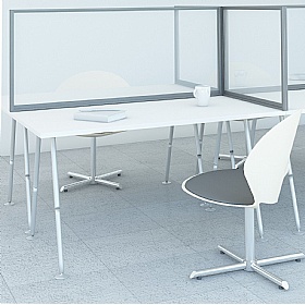 Compass Acrylic Desk Mounted Partition Screens - Office Accessories