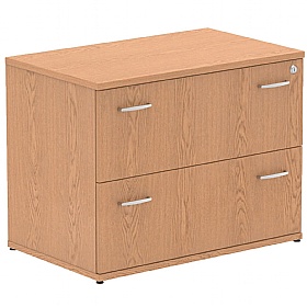 Flex Desk High Wooden Office Side Filing Cabinet