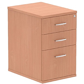 Flex Wooden Desk High Drawer Pedestals