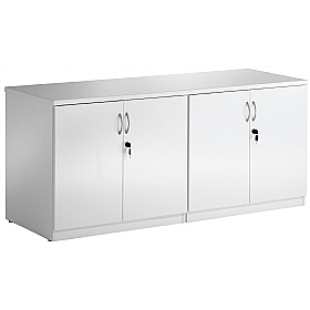 High Gloss Desk High Dual Credenza Cupboard