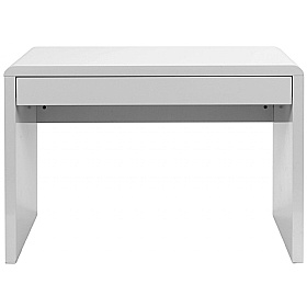 Nordic Compact High Gloss Home Office Desk - Office Desks