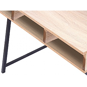 Vienna Compact Two Tier Home Office Workstation