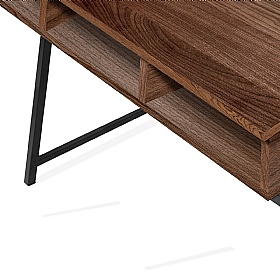 Vienna Compact Two Tier Home Office Workstation