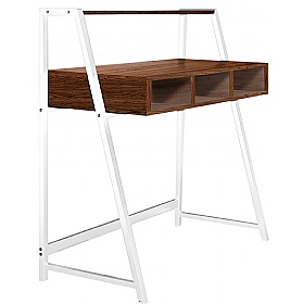 Vienna Compact Two Tier Home Office Workstation