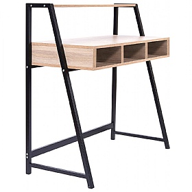 Vienna Compact Two Tier Home Office Workstation
